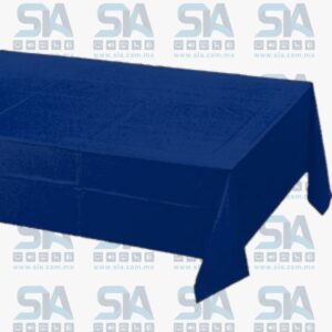 19.- Mantel Para Mesa Rectangular de 1.20 / 1.80 / 2.44 (Azul Marino)