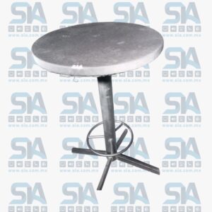 05.- Mesa Alta Redonda Periquera .60cm de Diametro