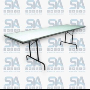 12.- Mesa Rectangular Banquetera 2.44x70 mts.